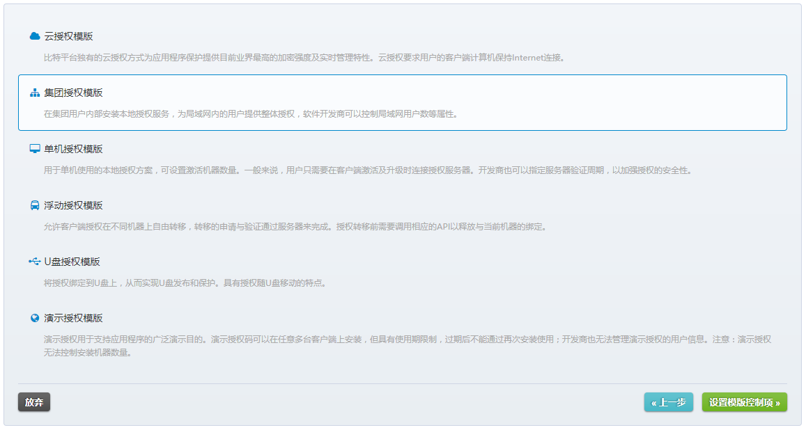 集团授权模版